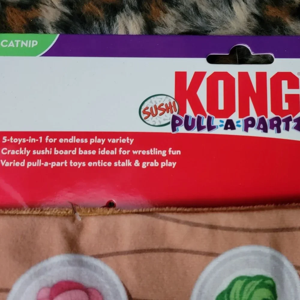 Kong Cat Pull A Partz Sushi Tray.. New!